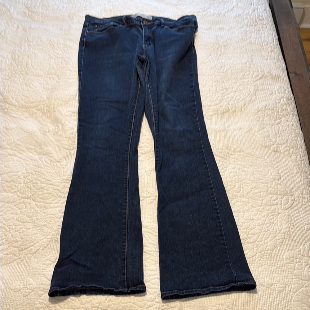Signature by Levi Strauss Dark Blue Flare Jeans